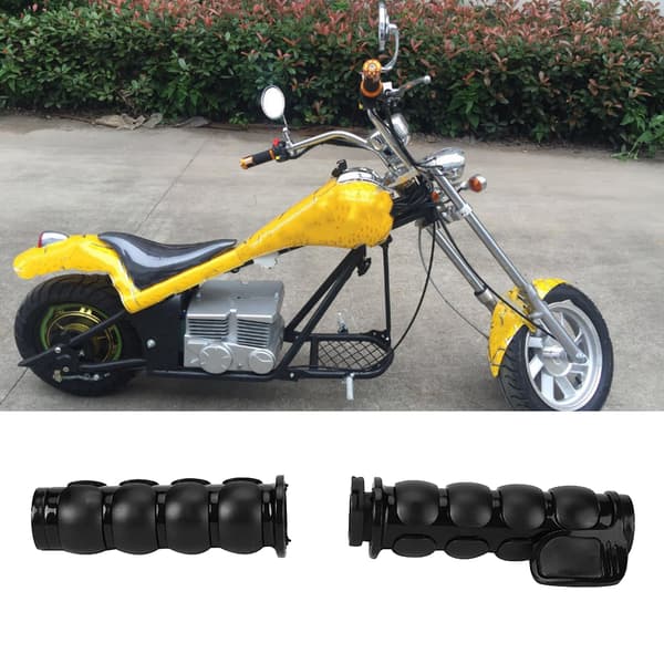 2 stk. 25 mm skridsikkert aluminium motorcykelstyrdæksel, passer til Yamaha sort
