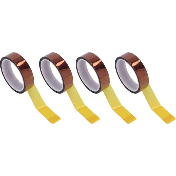 Høytemperatur polyimid tape, 25mm - 4 stk, statisk-resistent