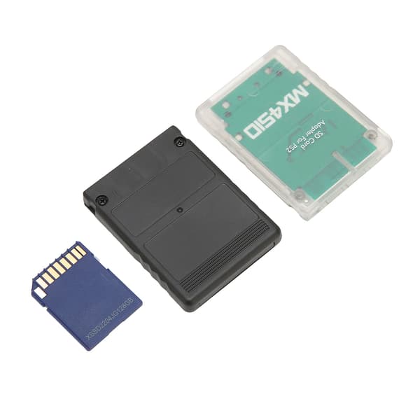 Spilkortadapter Universal til MX4SIO-læser med 128G lagerkort 64MB FMCBV1.966-kort til PS2 Fat-konsoller