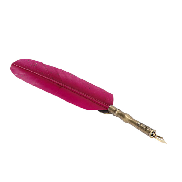 Kalligrafi Pen Retro Elegant Holdbar Slidbar Praktisk Praktisk Attraktiv Dekorativ Skriveværktøj til HjemCrimson