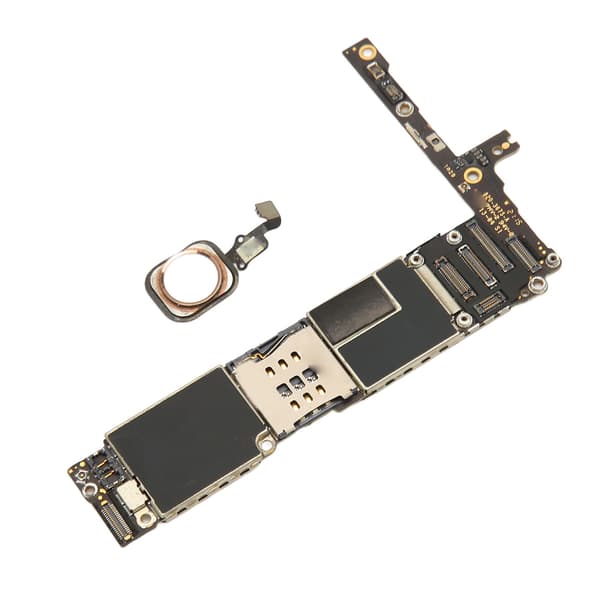 Upplåst logikmoderkort med Touch ID fingeravtryckssensor och pekplatta, telefonmoderkortsersättning för iPhone 6 Plus US-version 16GB