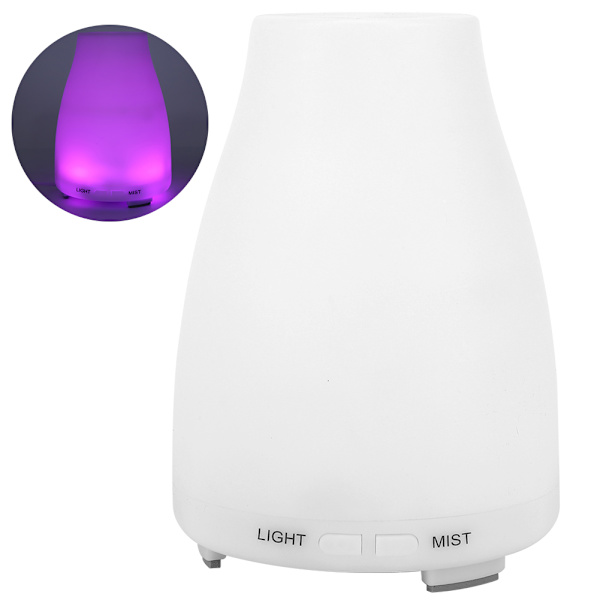 Aroma Diffuser Luftfugter til Skrivebord med LED Natlys til Hjemmekontor 200ml 100‑240VEU Stik