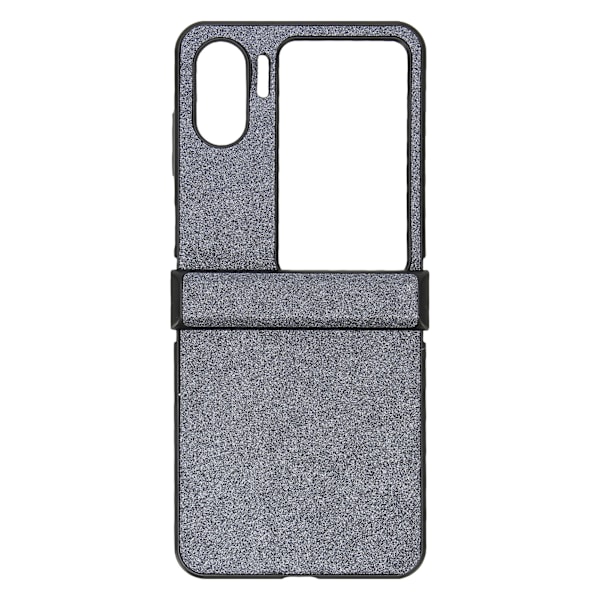 Flippfodral för mobiltelefon, slitstarkt, perfekt passform, glitterdesign, lätt att rengöra, svart, för Oppo Find N2 Flip