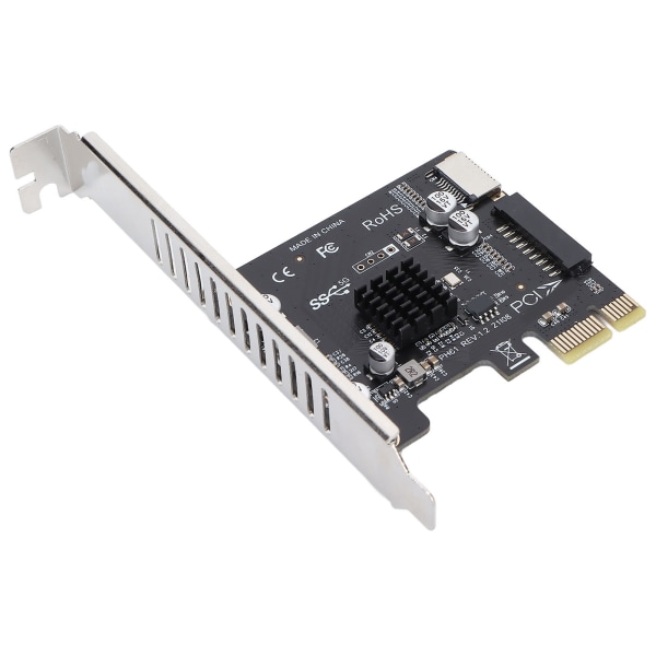 Adapterkort PCIE til USB 3.1 Kompakt harddiskutvidelseskort Datamaskintilbehør for skrivebord