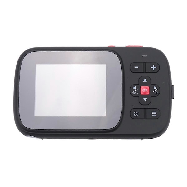72MP Digitalkamera 2.5K Kompakt Peg-og-skyd-kamera, Sort