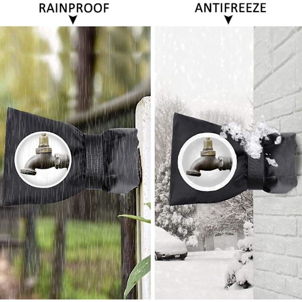 Udendørs armaturdæksel, 2 stk. 17*21cm, frostbeskyttelse til have- og udendørshaner