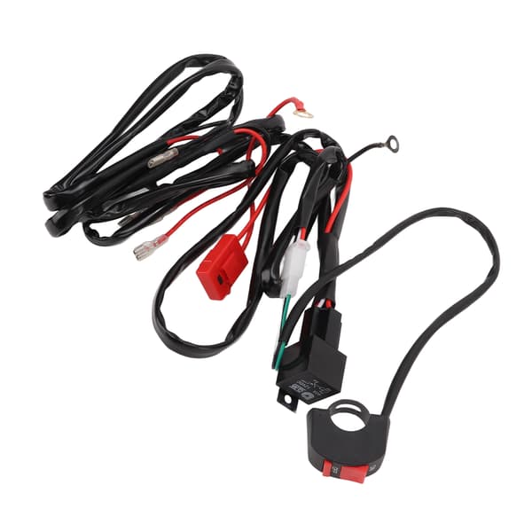 Motorcykel LED Arbejdslys Kontakt Ledningsnet 12V 40A til 9‑32V Dirt Bikes ATV Elbil