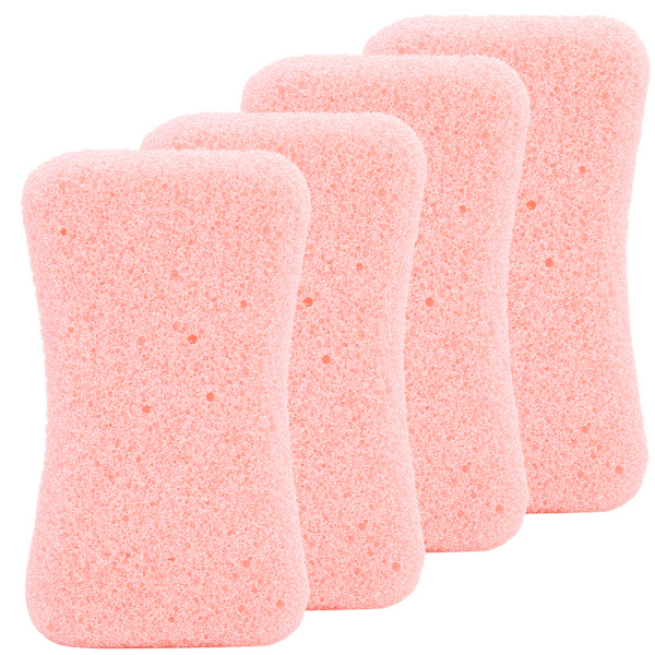 4 stk Callus Exfoliate Stone Fødpleje Pimpsten Fødder Hård Hud Fjern Pedicure ScrubberPink