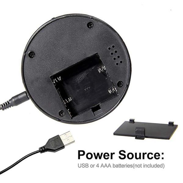 3 tommer USB base glas elektrostatisk kugle ion kugle farverige fest lampe lys