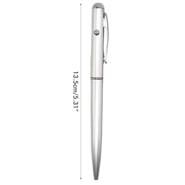 2 stk Invisible Ink Pen med UV-lys til hemmelig besked Falsk regning Detector Pen Party favoriserer fødselsdag juletaske gave til børn