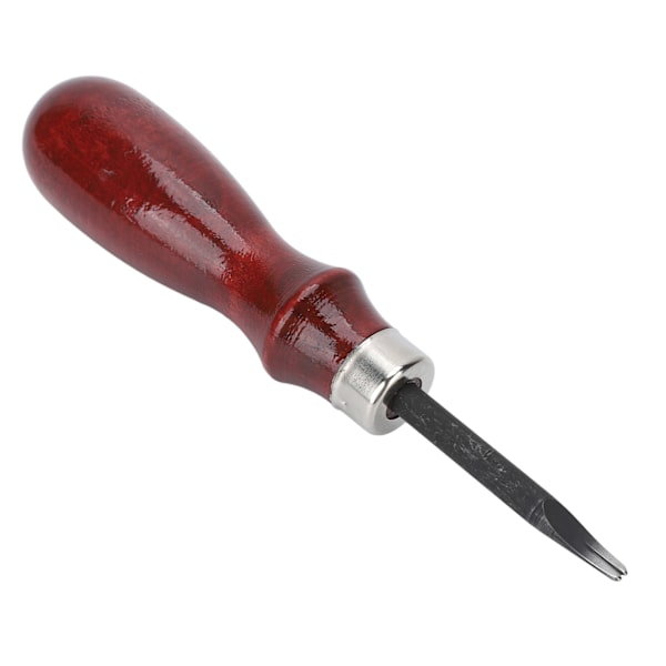 Läderfasare 0,8 mm/0,03 tum Stålmaterial Sandalkäppshandtag Lätt DIY Trimming Bärbar Skiver Läderverktyg