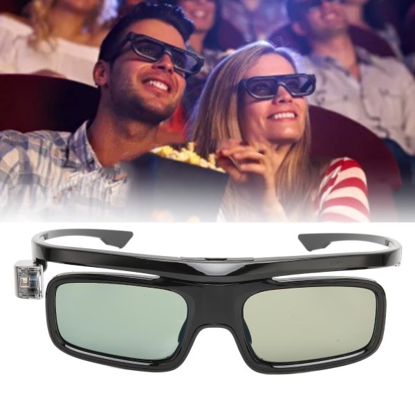 3D-briller Profesjonelle 144Hz USB-oppladbare 3D Active Shutter-briller for alle DLP Link 3D-projektorer GL1800