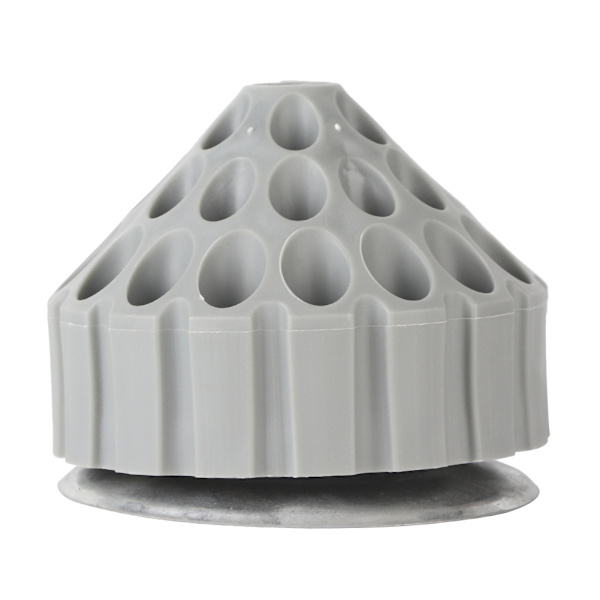 Roterbar boreholder Borespids Tap Stand Slibning Udskæringsværktøj Organizer Box (grå)