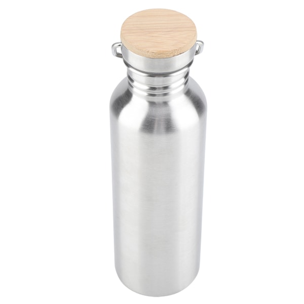 Ruostumattomasta teräksestä valmistettu kannettava ulkokäyttöön tarkoitettu vesimuki, juomapullo, matkamuki 750 ml