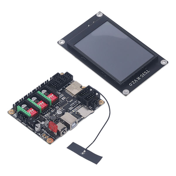 Lasergraveringsmaskin Kit Desktop Engraver Universal 3.5in Display Monitor för DIY Touch Screen med 12-24VDC Kontrollkort