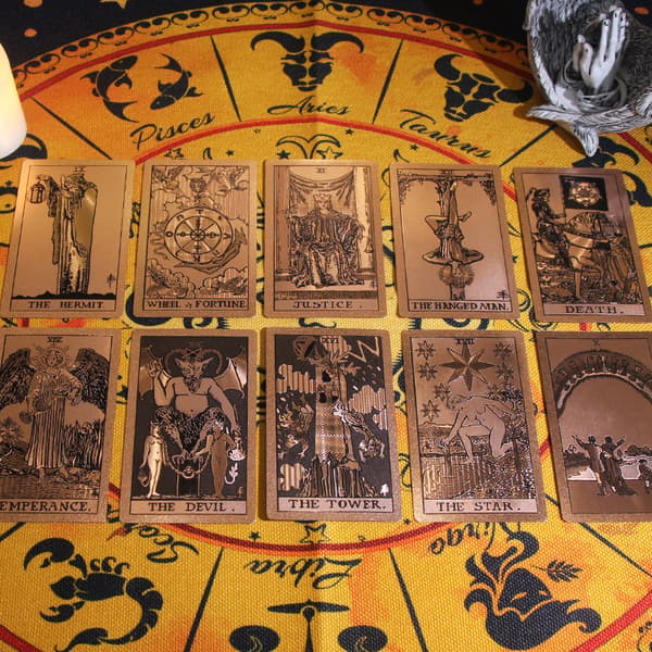 Tarot Cards with Guidebook and Box, Original Divination Tool Future Telling Tarot Card Deck for Beginners and Experienced Readers