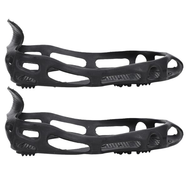 1 par Universal 24-tænder Anti-Slip Ice Cleat Skogreb Spikes Crampons til Vandring ClimbingXL:43-45