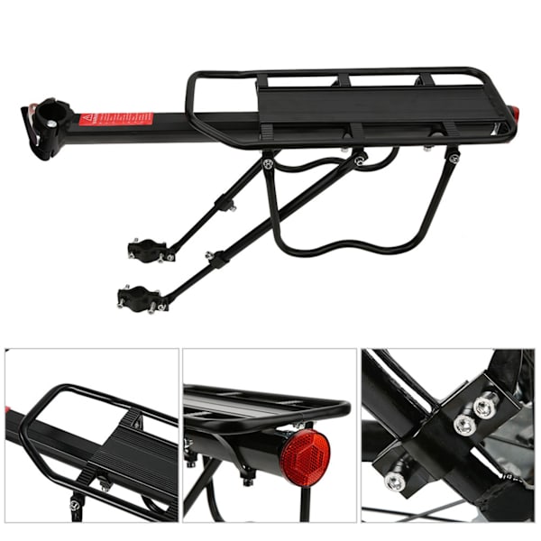 Universal Quick Release Cykel Touring Carrier Aluminiumslegering Cykelholder Stativ