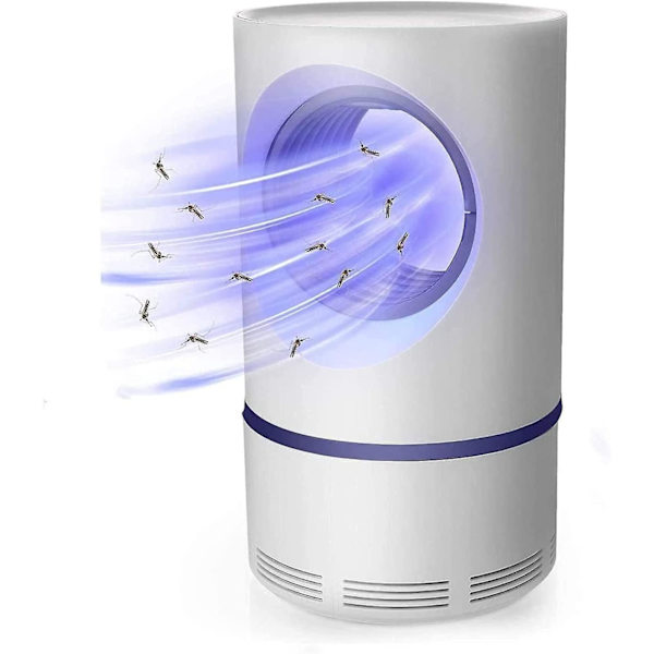 USB Mosquito Killer -lamppu, jossa UV Fly Killer sähköinen hyönteisloukku, 5W - Äänetön, säteilytön