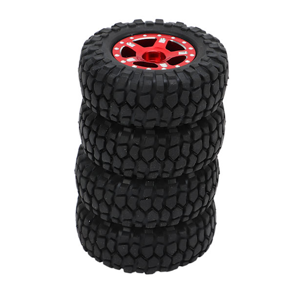 RC-auton renkaat ja vanteet Axial SCX24 -mallille 1/24 Kauko-ohjattavan auton päivitystarvikkeet Punainen