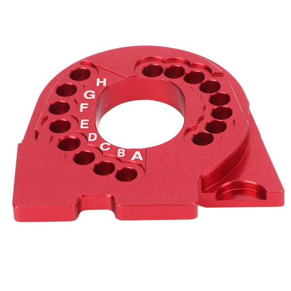 Motorplatta i aluminiumlegering för Traxxas 1/10 RC Crawler Car, röd