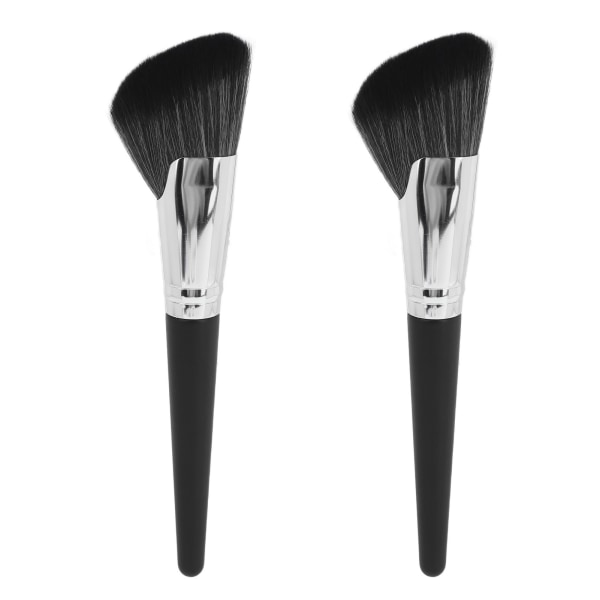 2 st Sickle Contour Brush Mjukt hår Trähandtag Makeup Shading Borste Kosmetiskt verktyg för makeupartist