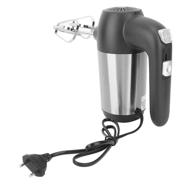 450W elektrisk håndmixer 304 rustfrit stål 5 gear hastighed dej fyld mixer med piskeris til køkken EU stik 220V
