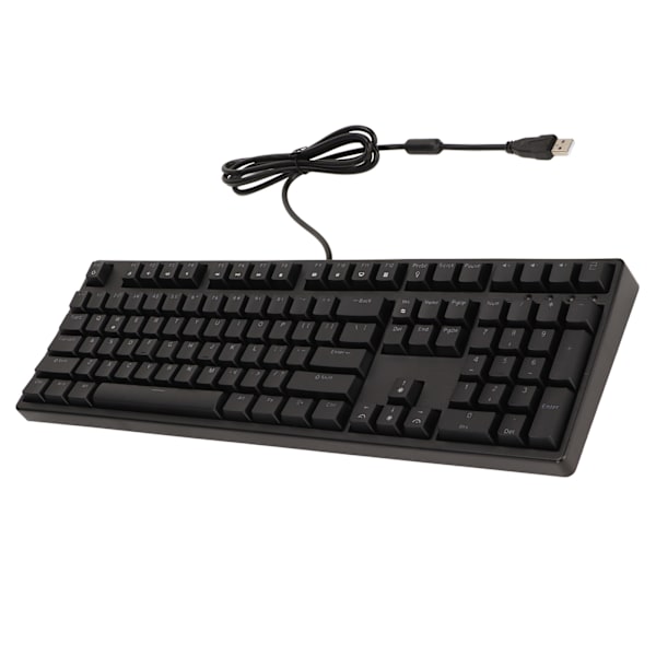 Röd switch-tangentbord 108 tangenter trådbundet röd switch ergonomisk vit bakgrundsbelyst mekaniskt tangentbord för PC bärbar dator