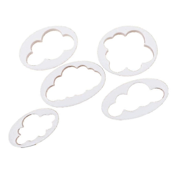 5 stk. Sky Fondant Kutter Plastikkake Kakeform