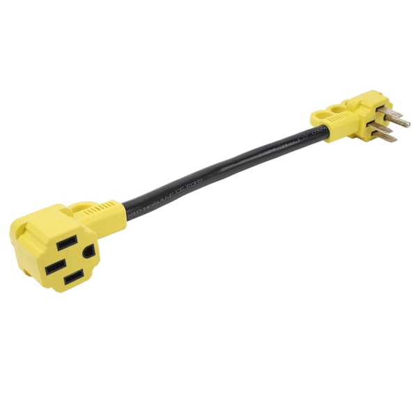 50A RV-lader strømledningadapter 14‑50P hann til 14‑50P hunn fleksibel ledningspluggkontakt for yacht campingvogn