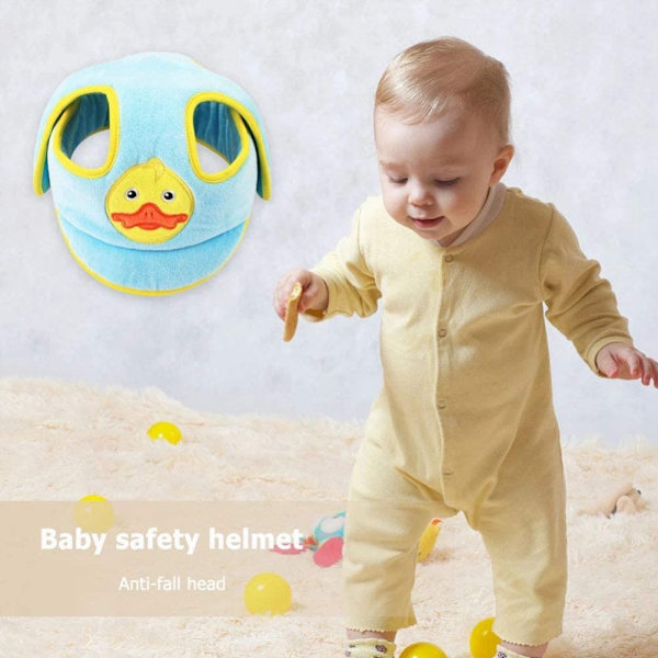 Baby Hovedbeskytter Spædbarn Sikkerhedshjelm Smagløs Justerbar Baby Bump Hjelm Spædbarn Gåhjelm