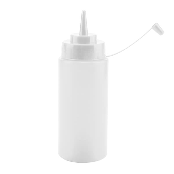 460 ml 10 st/set plastkrydddispenser för sås, olja, grädde, vinäger (vit)