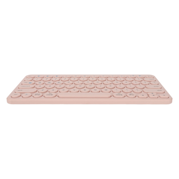 78-tasters trådløst tastatur Bluetooth 5.0 programmerbart ergonomisk bærbart tastatur til Windows til IOS til Android Pink