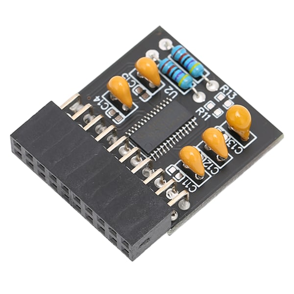 TPM 2.0 Krypteringssikkerhetsmodul 20Pin LPC Pro TPM2.0 Sikker Stabil Enkel installasjon Holdbar 20Pin SPI-modul for Win