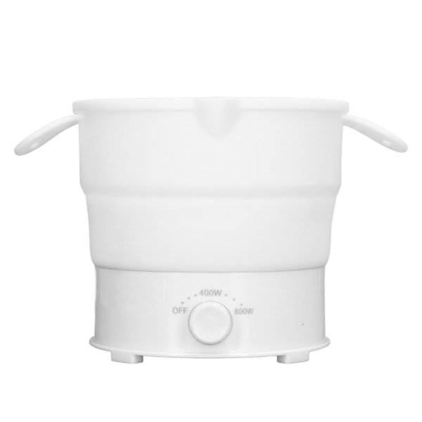 Elektrisk Hot Pot Cooker Multifunksjon 1.2L Bærbar Foldbar Elektrisk Hot Pot for Hjem Sovesal Kontor Reise EU Plugg 220V