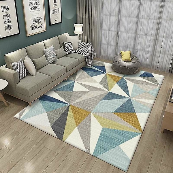 Milan Tradisjonelt Stue Teppe Moderne Geometrisk Kaleidoskop Mønster - C Stil 120 x 160cm