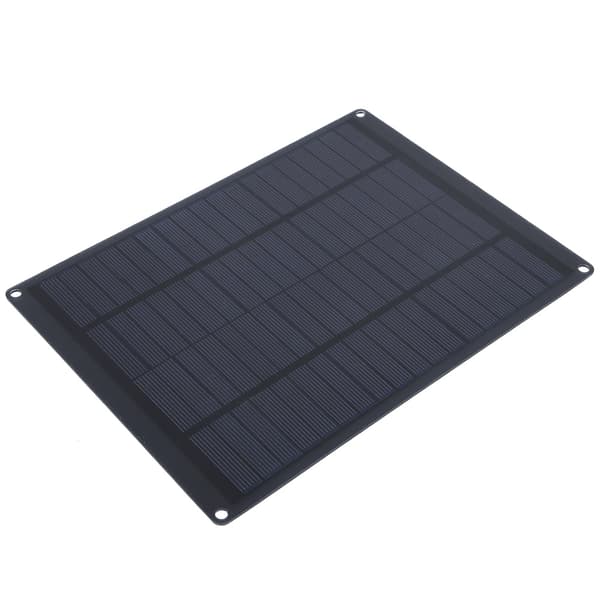 18V 5,5W Bærbart Polykrystallinsk Silisium USB Solcellepanel for Utendørs Lading