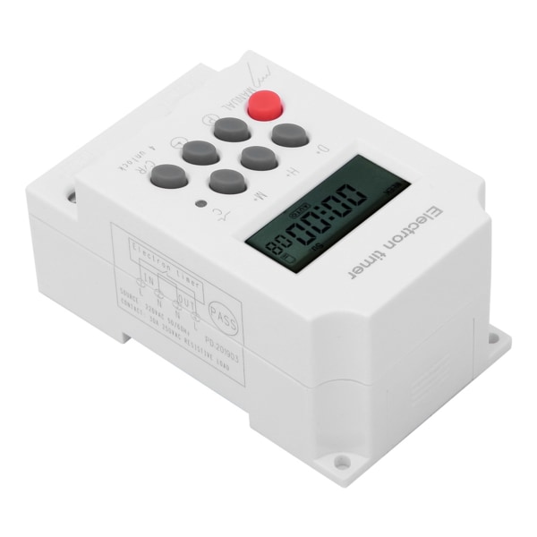 Elektronisk Tidströmbrytare Mikrodatorkontrollerad Intelligent Högström KG316T-II 220VAC 30A