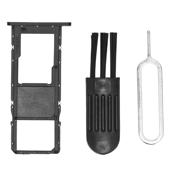 SIM-kortskuff Solid Slitesterk Plast Perfekt Erstatning Nøyaktig Størrelse SIM-kortholder for Galaxy A02S A025U