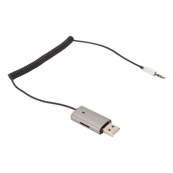 Bil Bluetooth 5.1 Aux-adapter USB til 3,5 mm Jack Bil Bluetooth-mottaker for bilstereo hodetelefoner høyttaler