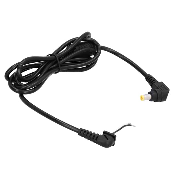 Output Kabel 5.5x2.5mm Anti-interferens Albue DC Strømadapterledning med Magnetisk Ring til Lenovo Notebooks