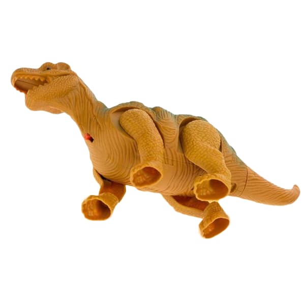 Elektrisk gående dinosaur med lys og lyd, legetøjsdyr model til børn