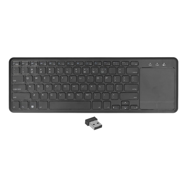 Trådløst tastatur 2.4G bærbart tastatur med pekeplate for Windows for Android for OS X for PC Laptop-nettbrett