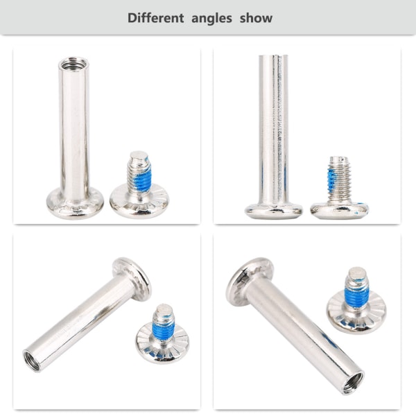 10 stk Inline Skate erstatning Skøyteskruer Beslag Skøyter Hjulaksler Maskinvare 31mm 31mm