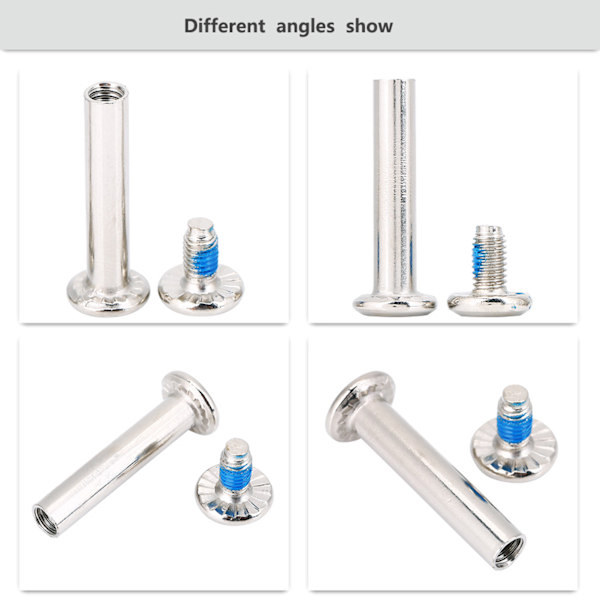 10 stk. Inline Skate Udskiftning Skøjte Skruer Fittings Skøjter Hjulaksler Hardware 31mm 31mm