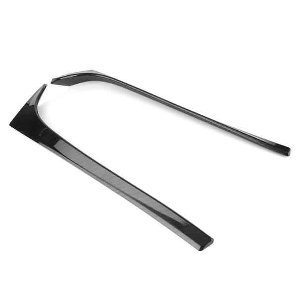 2 st Bakre Fönsterspoiler Sidovinge Trimskydd Bil Fordonsmodifiering Passar för MK7 GTD R 2014‑2018 Kolfiberstil