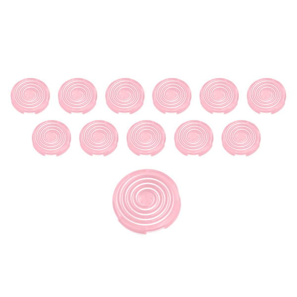 12 st Arcade-knappskydd 20,2 mm 25,3 mm Mekanisk tryckknappsskydd för Kailh för Cherry för Akko för Glorious-switchar Rosa