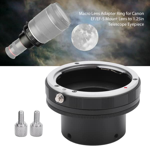 Canon EF EFS-fatning Objektiv til 1.25in Teleskop Okular Makro Objektiv Adapter