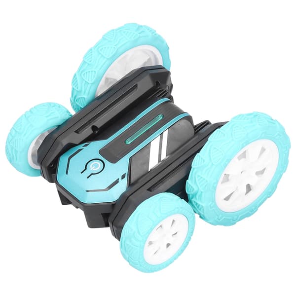 Fjernkontroll Stunt Blomsterbil 360° Roterende Dobbeltsidig Legering Blomster Stunt RC Bil for Barn