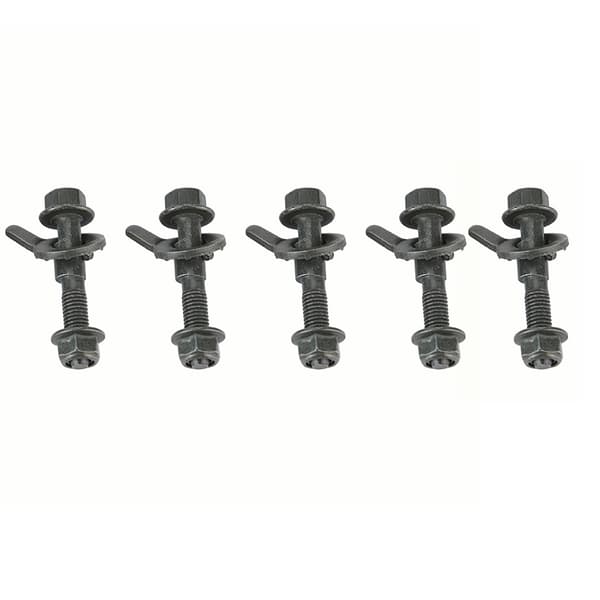 5 stk. 12 mm køretøjer stål firehjulsudmåling justerbart camber-sæt Cam Bolt Army Green